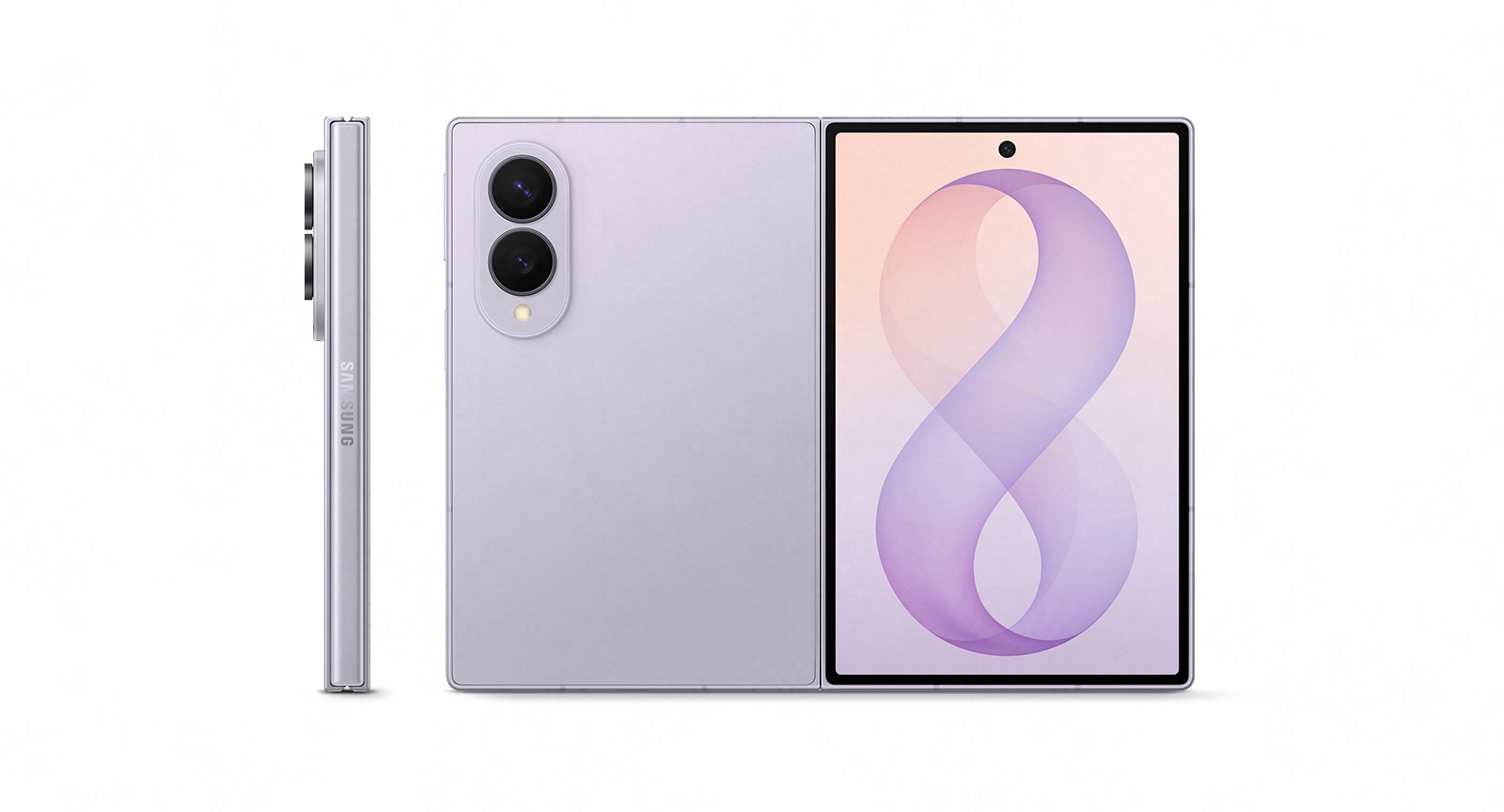 Galaxy Z Fold8 in Lavender